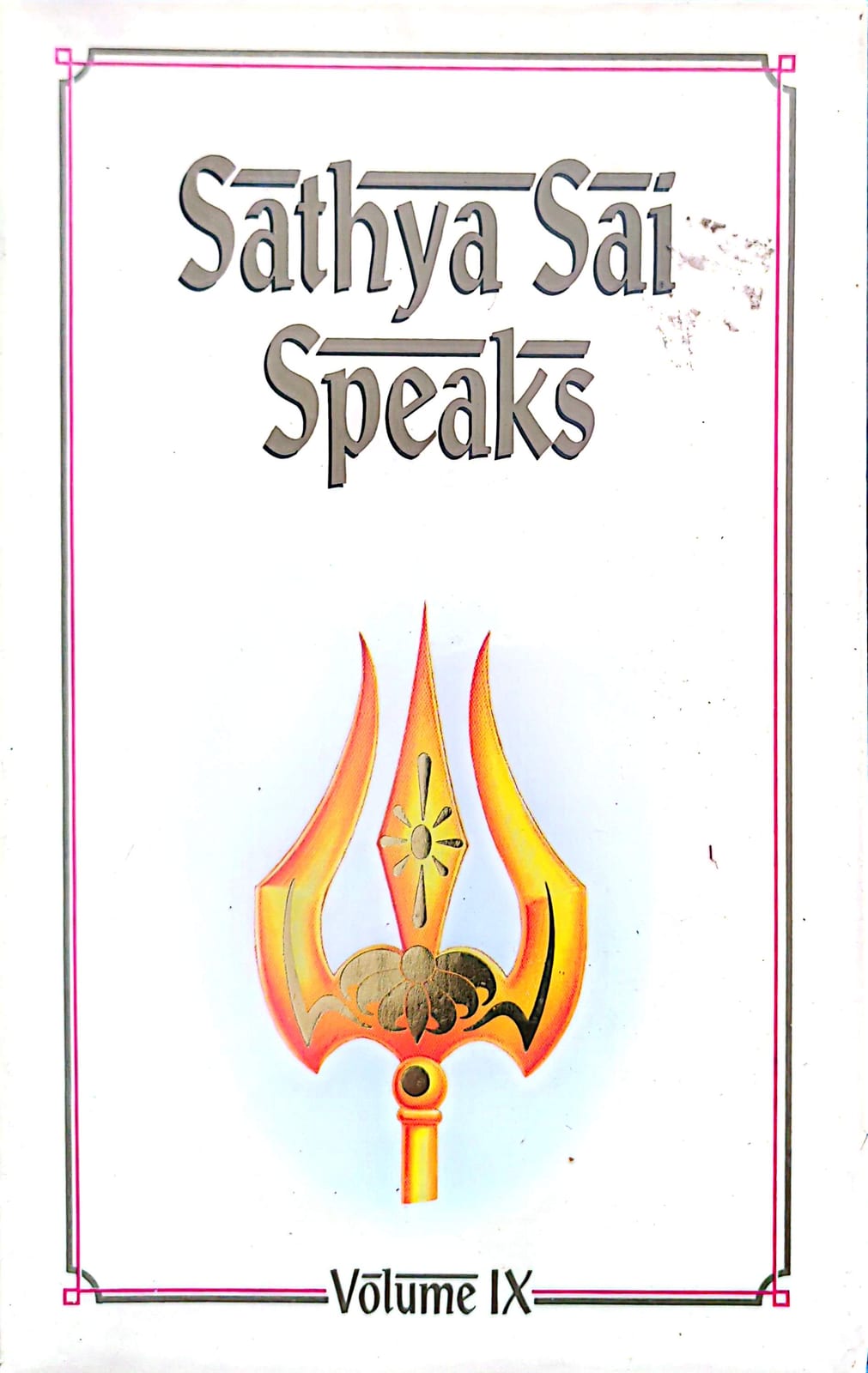 Cover of Sathya Sai Speaks Volume 9 IX